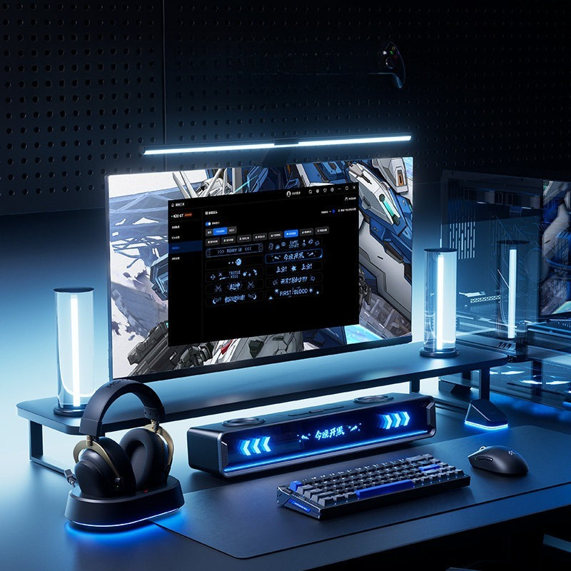 Głośnik K20 GT z pełnym ekrane – Speaker Desk Setup recenzja i cena