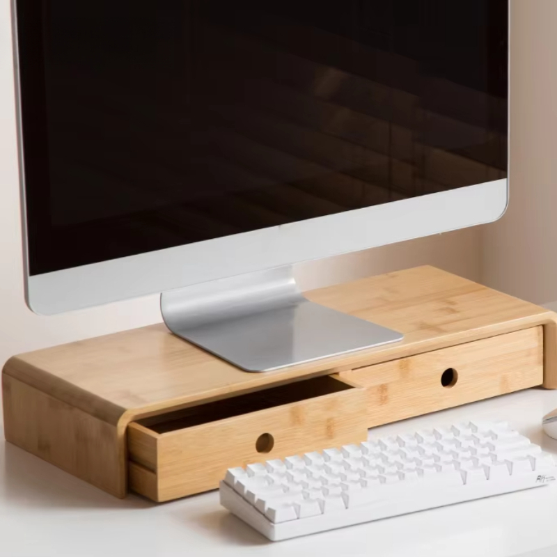 Podstawka pod monitor z bambus – Monitor Riser Wood recenzja i cena
