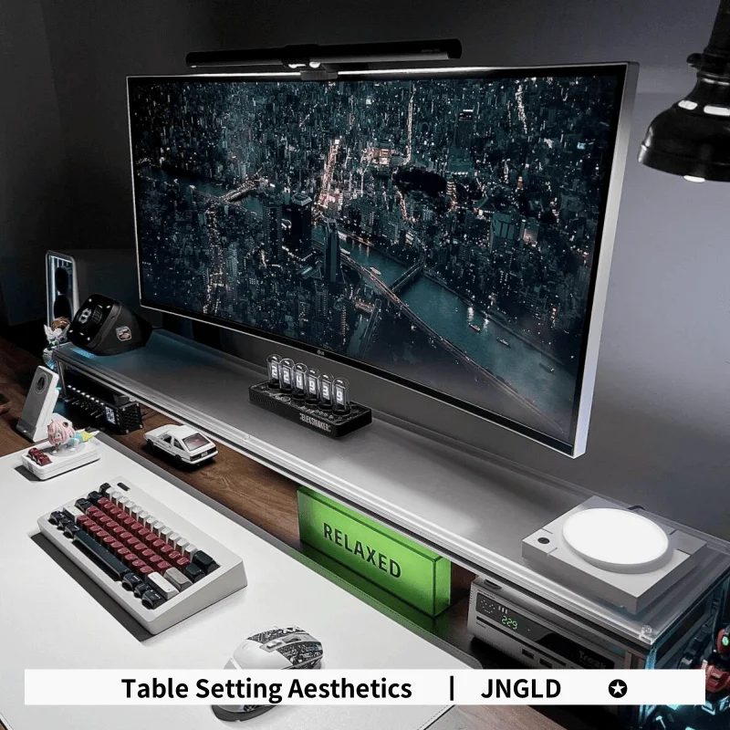 Aluminiowy Stojak na Monitor A – Desk Setup With Laptop And Monitor recenzja i cena