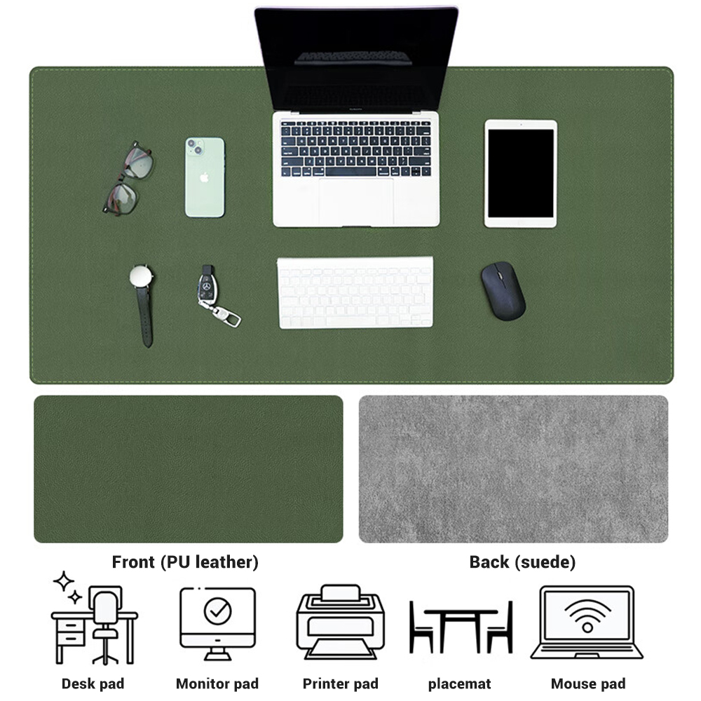 Różowa podkładka pod mysz kawa – Desk Pad Leather Large recenzja i cena