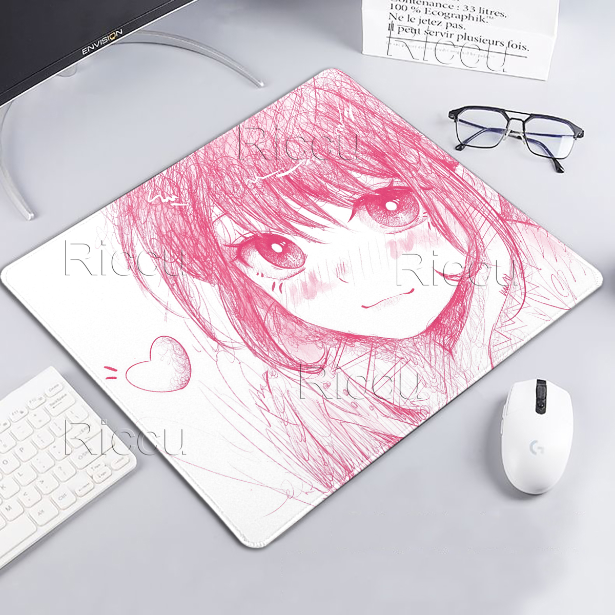 Mała podkładka pod mysz z este – Desk Setup Accessories Aesthetic recenzja i cena