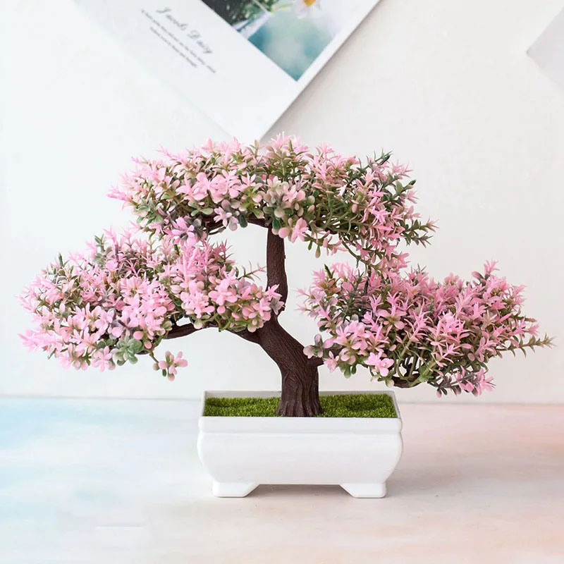 Sztuczne rośliny Bonsai Fałszy – Desk Setup At Home recenzja i cena