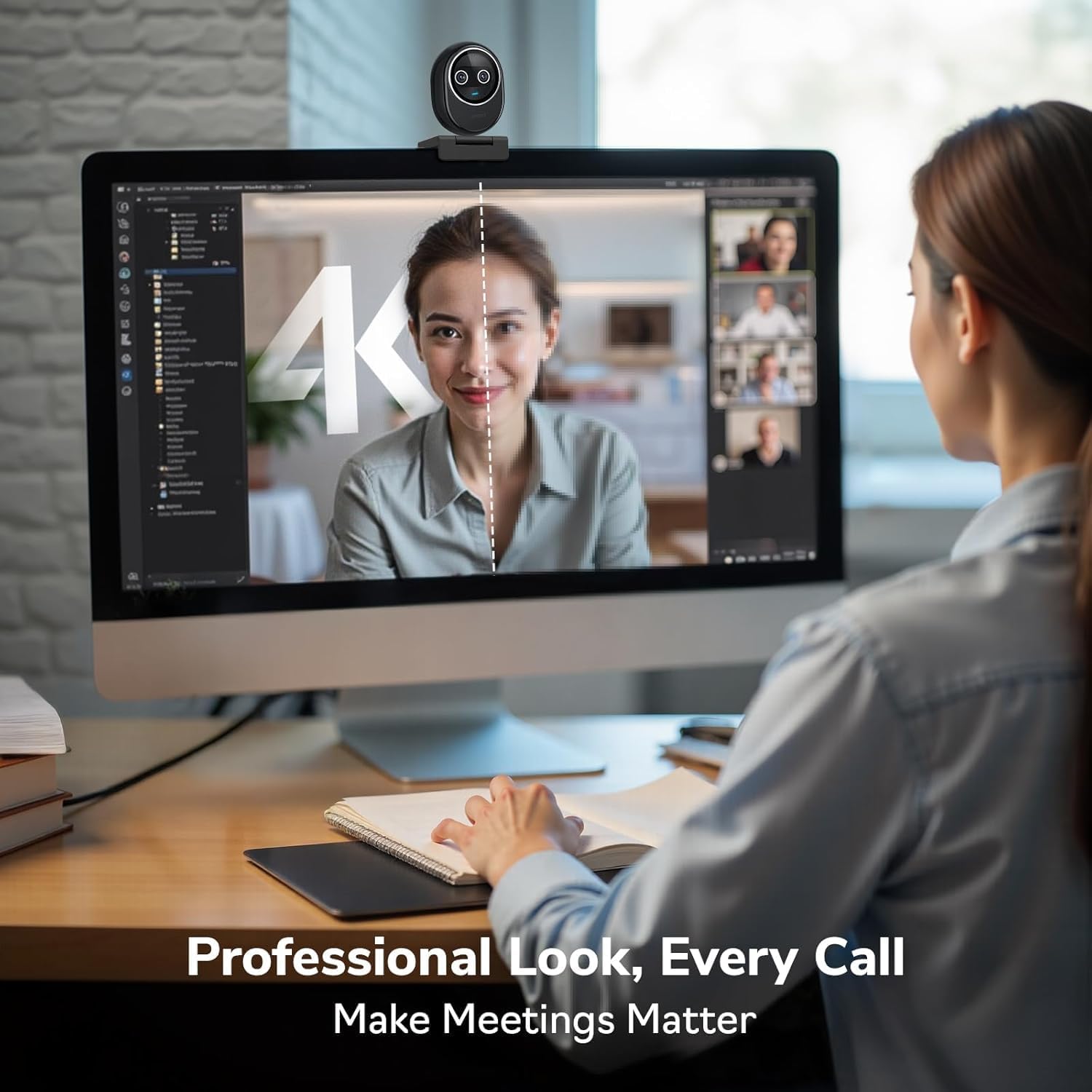 Kamera internetowa 4K EMEET z  – Desk Setup Ai recenzja i cena