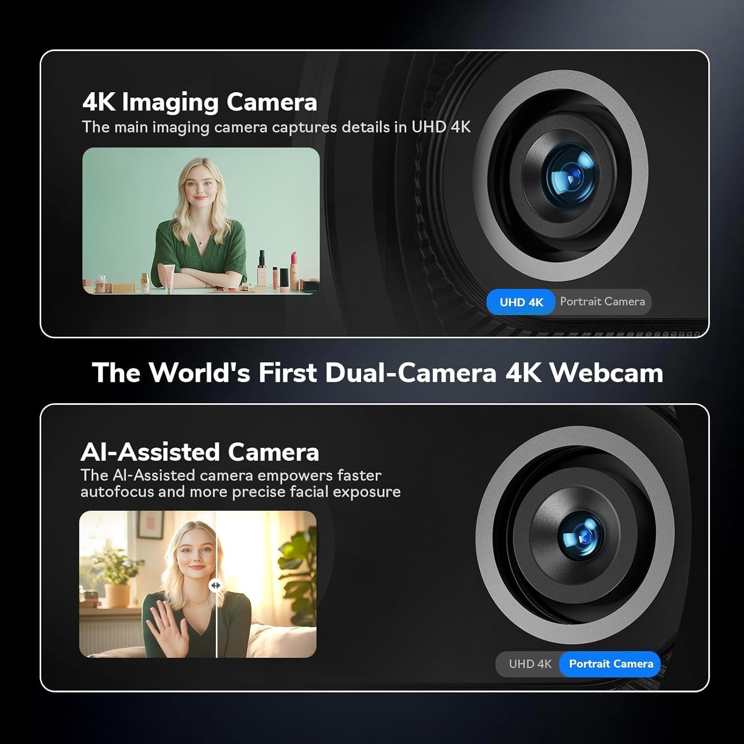 Kamera internetowa 4K EMEET z  – Desk Setup Ai recenzja i cena