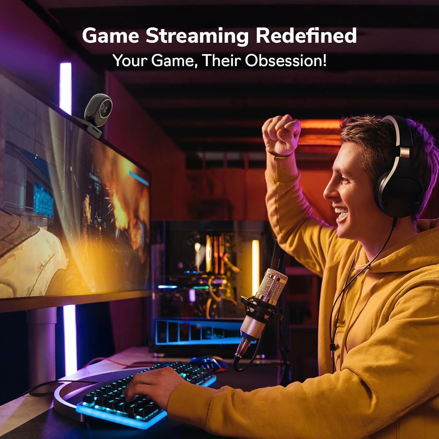 Kamera internetowa 4K EMEET z  – Desk Setup Ai recenzja i cena