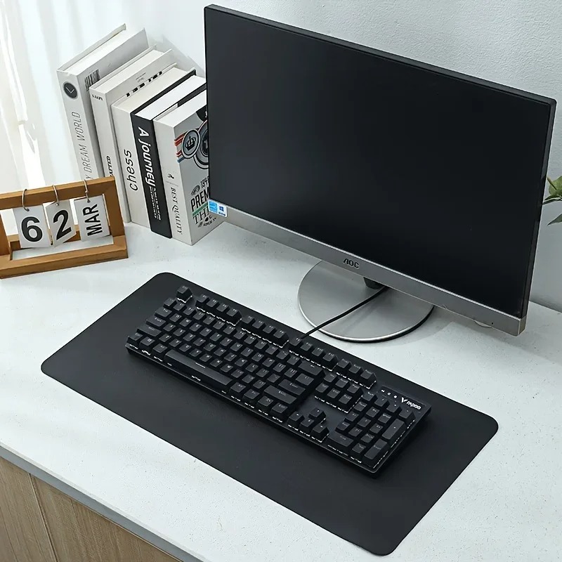 Różowa, jednolita, skórzana po – Desk Pad Leather Large recenzja i cena