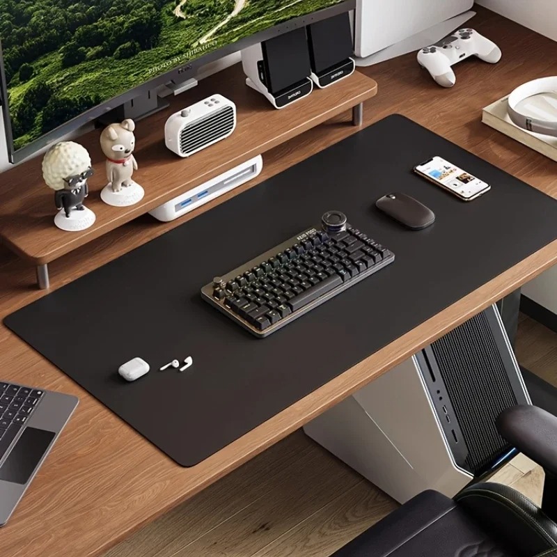 Różowa, jednolita, skórzana po – Desk Pad Leather Large recenzja i cena