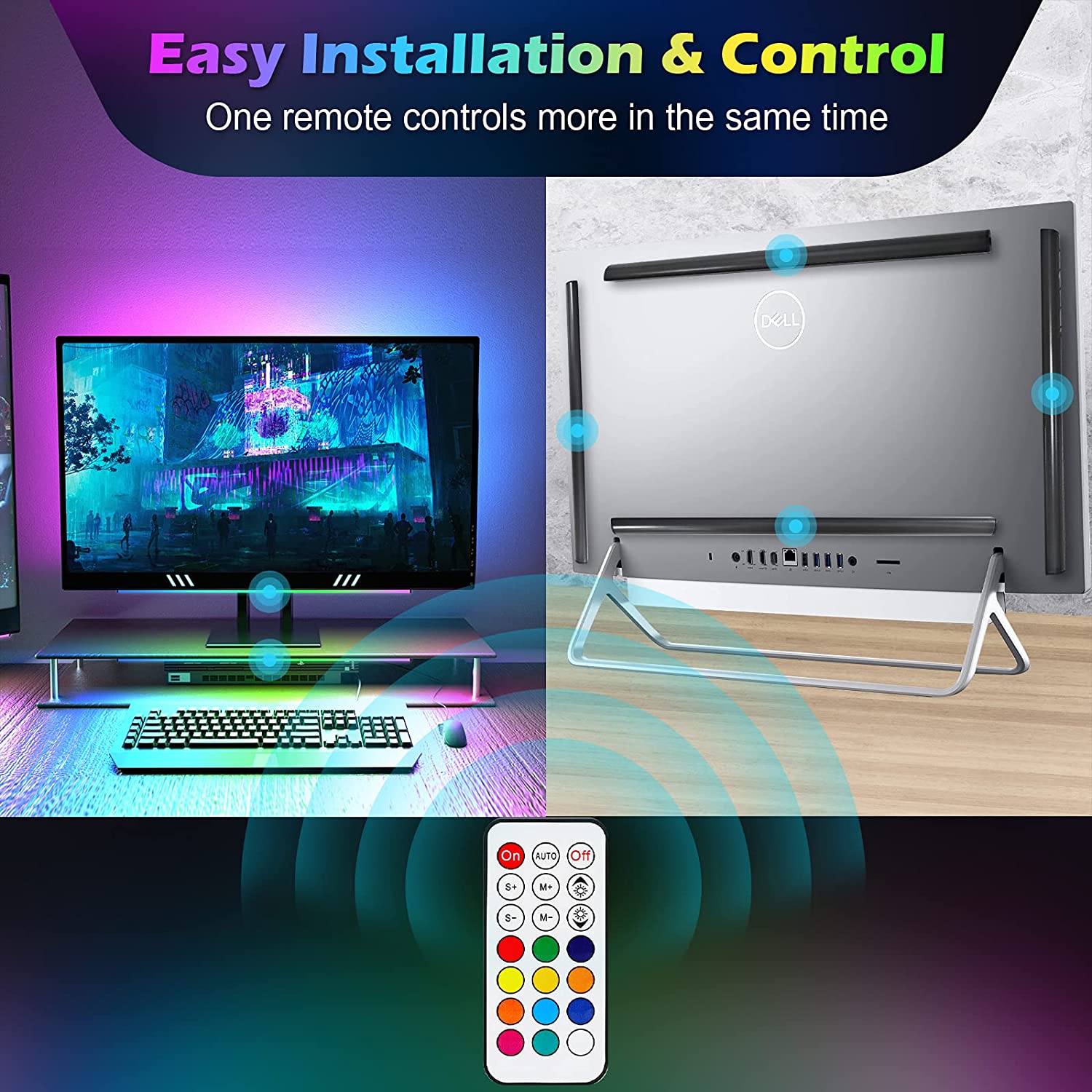 Pod monitorem Listwa świetlna  – Setup Desk Monitor recenzja i cena